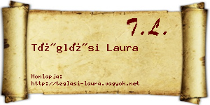 Téglási Laura névjegykártya